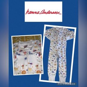 Hanna Andersson full zip cotton Pj’s size 90/ 3T. UNISEX